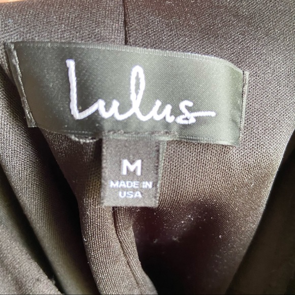 Lulu’s Martell black lace bodycon mini dress - Picture 4 of 7